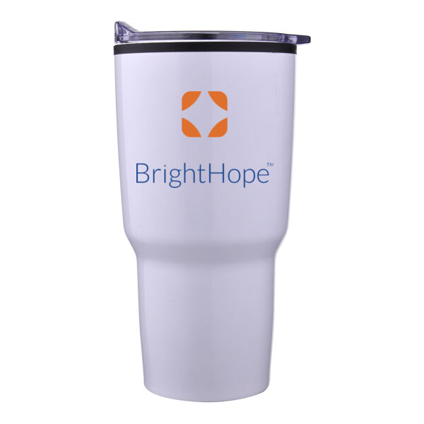 30 oz. Curved Body Tumbler W/ Lid, Print Thumbnail