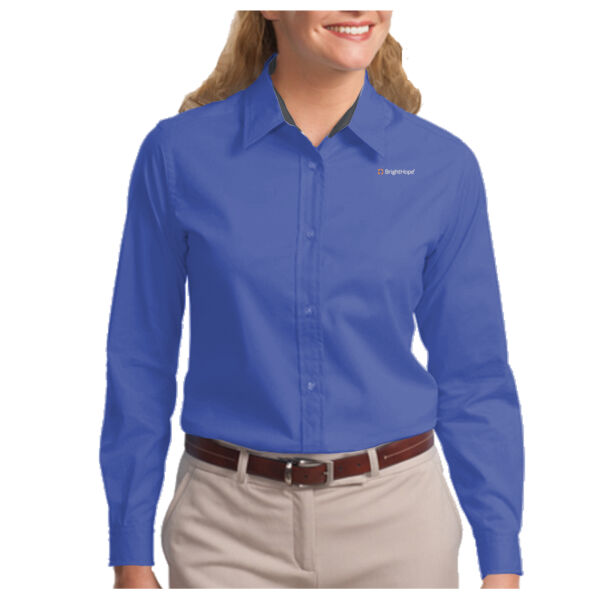 Ladies Long Sleeve Easy Care Shirt Thumbnail