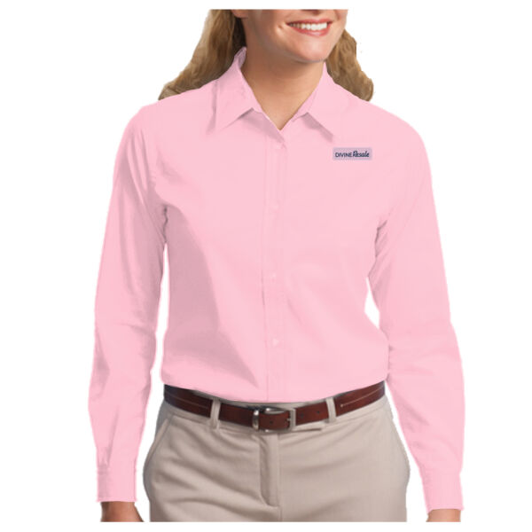 Ladies Long Sleeve Easy Care Shirt Thumbnail