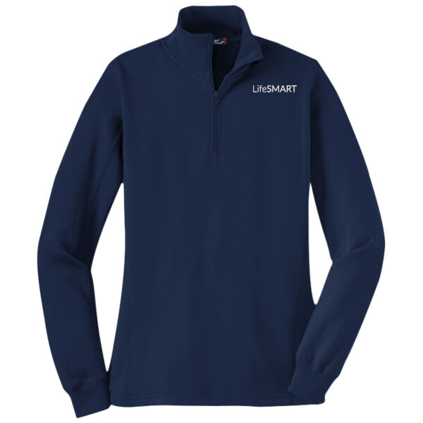 Ladies 1/4 Zip Sweatshirt Thumbnail