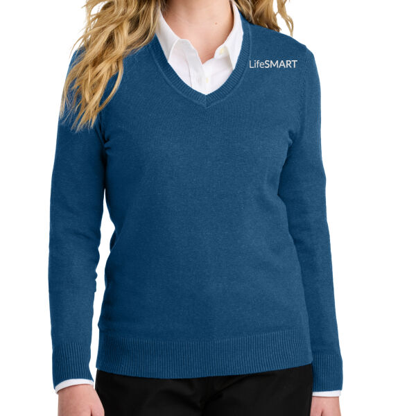 Women's Easy Care V Neck Sweater Thumbnail