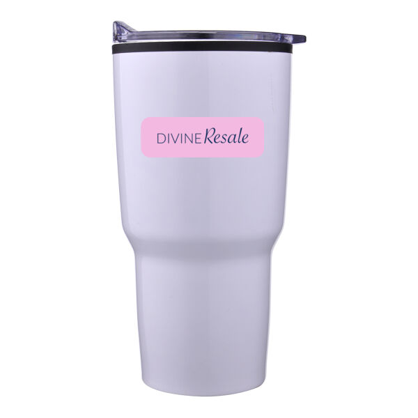 30 oz. Curved Body Tumbler W/ Lid Thumbnail
